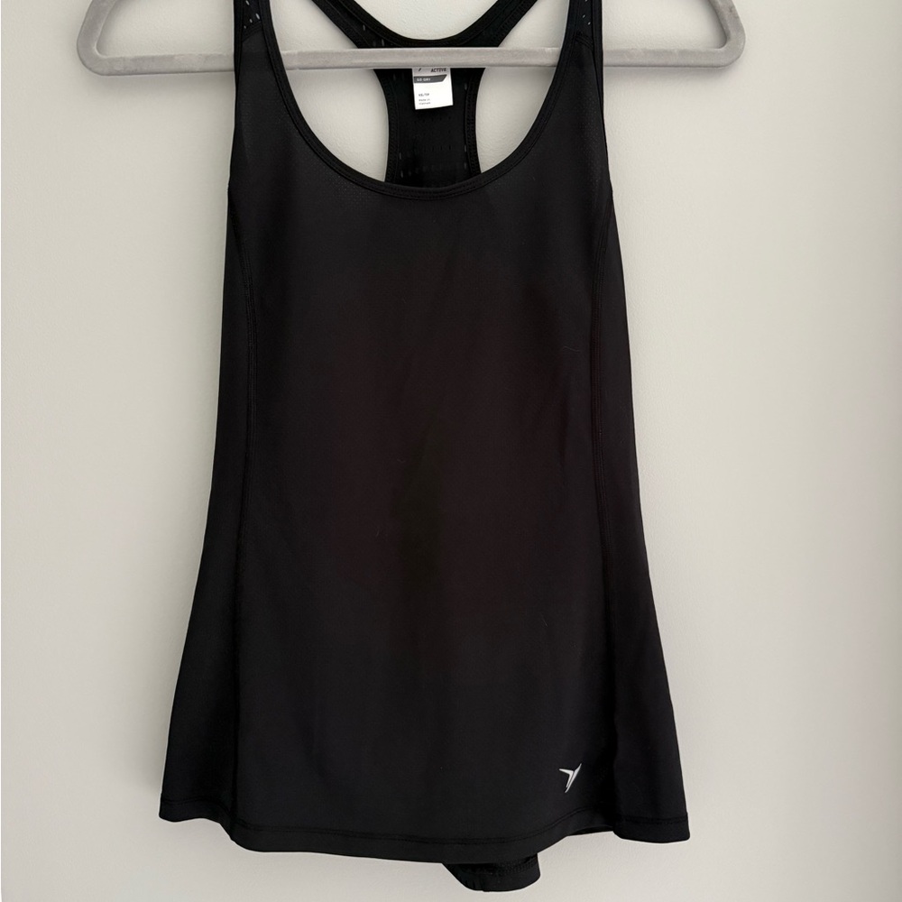 Black Athletic Tank Top